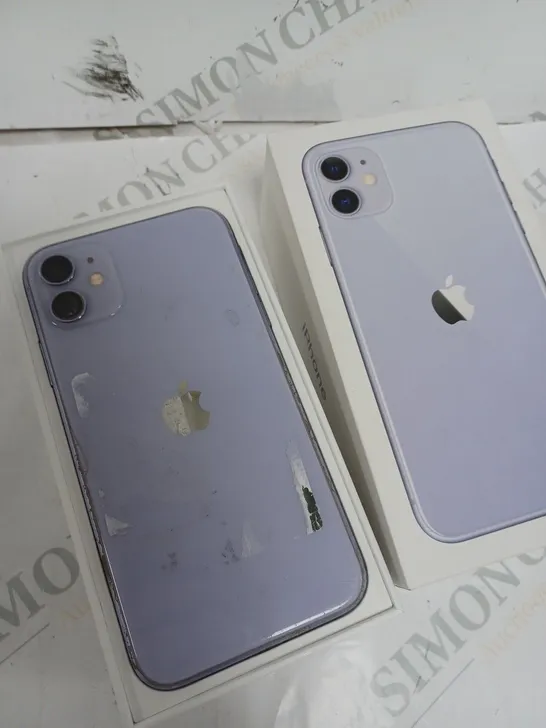 BOXED APPLE IPHONE 11 IN PURPLE 