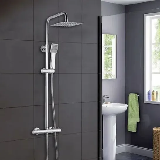 BOXED THERMOSTATIC EXPOSED SHOWER MIXER 