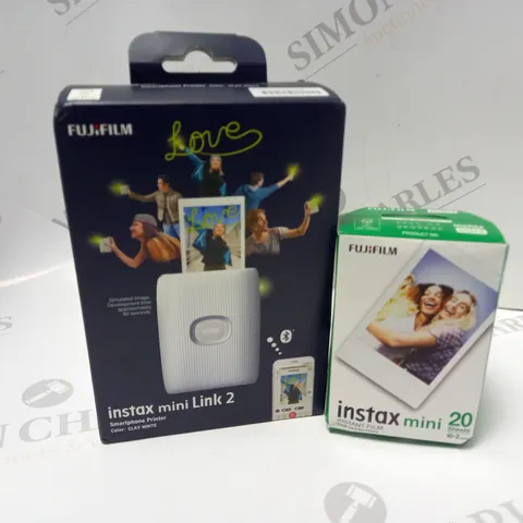 BOXED FUJIFILM INSTAX MINI LINK 2 WIRELESS SMARTPHONE PRINTER