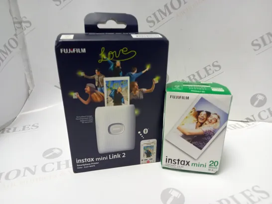 BOXED FUJIFILM INSTAX MINI LINK 2 WIRELESS SMARTPHONE PRINTER RRP £129.99