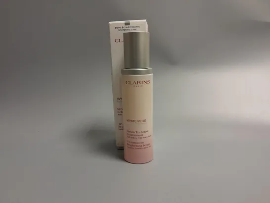 BOXED CLARINS WHITE PLUS TRI-INTENSIVE BRIGHTENING SERUM 50ML 