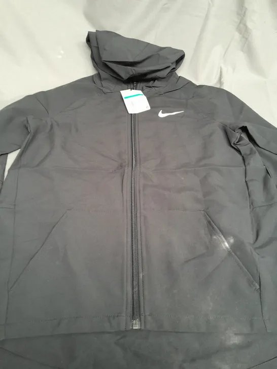 NIKE WOVEN BLACK JACKET - KIDS XL