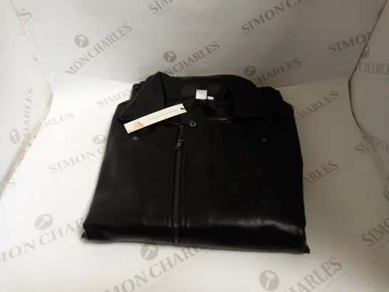 KOI VEGAN LEATHER JACKET - SIZE L 