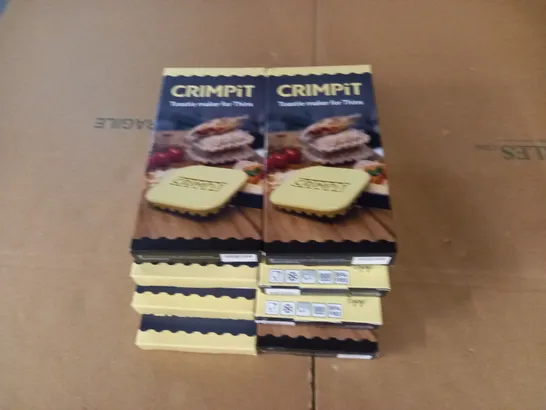 LOT OF 8 CRIMPIT TOASTIE MAKERS FOR THINS