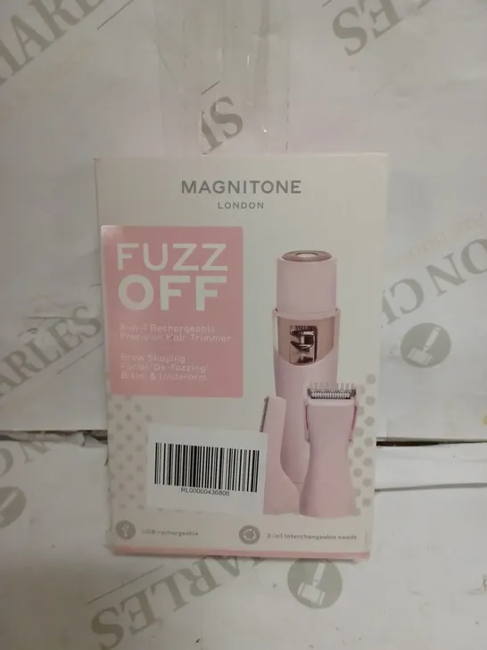 MAGNITONE FUZZOFF 3-IN-1 PRECISION HAIR TRIMMER - PINK 