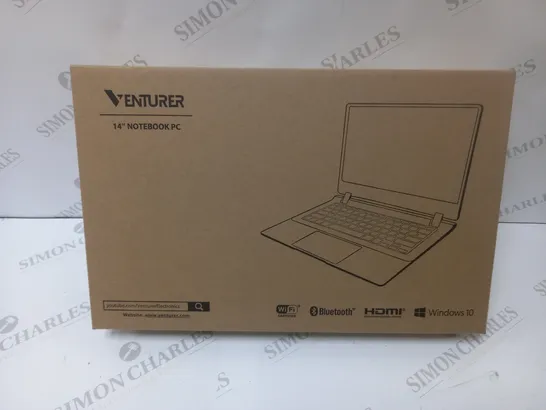 BRAND NEW BOXED VENTURER EUROPA 14 PLUS 14" NOTEBOOK PC