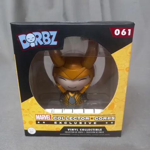 FUNKO DORBZ MARVEL SERIES ONE - COLLECTOR CORPS EXCLUSIVE VINYL FIGURE