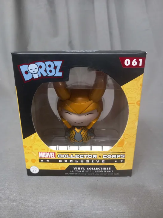 FUNKO DORBZ MARVEL SERIES ONE - COLLECTOR CORPS EXCLUSIVE VINYL FIGURE