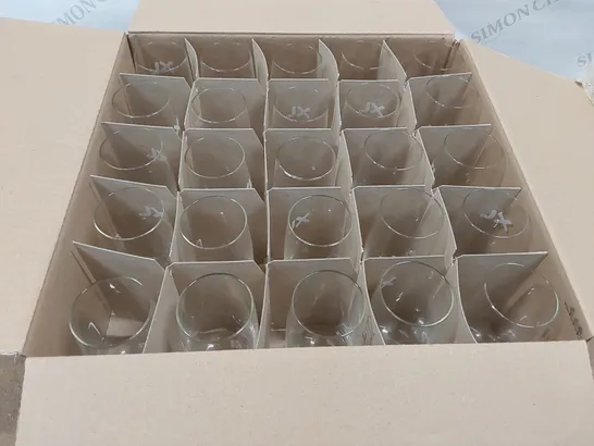 BOX OF APPROXIMATELY 45X VIRO WINE GLASSES - SIZE UNSPECIFIED (1 BOX)