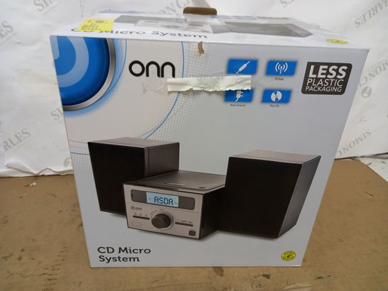 BOXED ONN CD MICRO SYSTEM