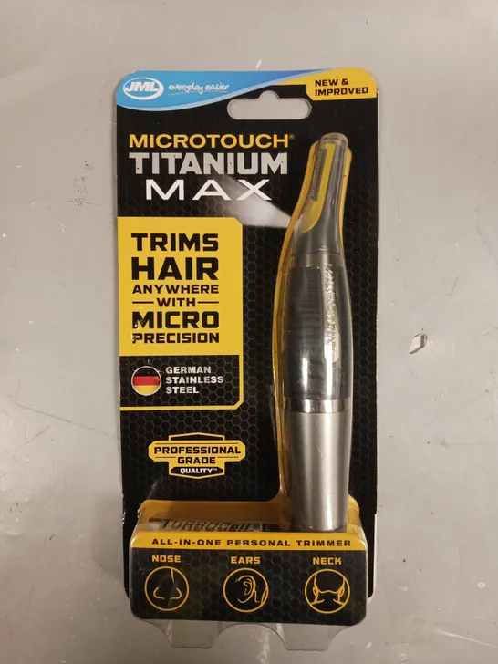 SEALED MICROTOUCH TITANIUM MAX MICRO HAIR TRIMMER 