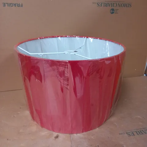 THE LIGHT SHADE STUDIO TAPERED DRUM SHADE - RED 