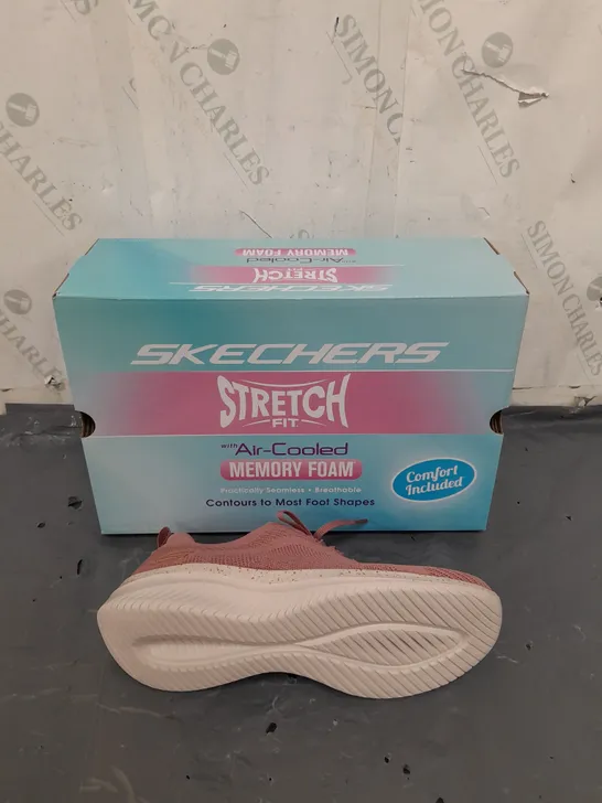 SKECHERS AIR COOLED MEMORY FOAM WOMENS 9 PINK TRAINERS  