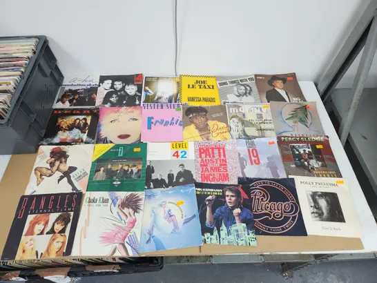 A COLLECTION OF VINYL SINGLES SINGLES