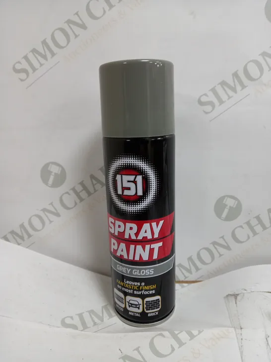 BOXED 12 X SPRAY PAINT IN GREY GLOSS