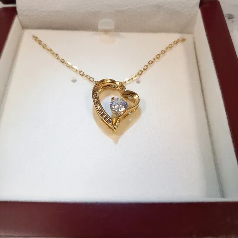 BOXED LUNA JEWELS GOLD FOREVER LOVE NECKLACE