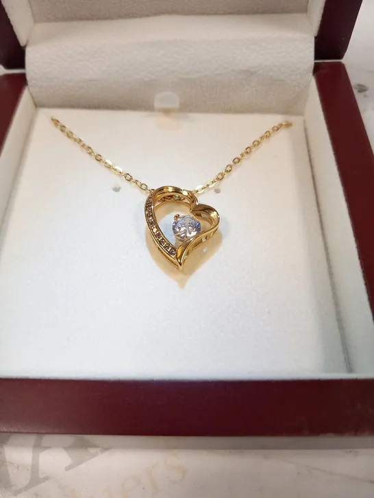 BOXED LUNA JEWELS GOLD FOREVER LOVE NECKLACE