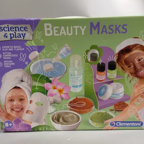 BOXED CLEMENTONI SCIENCE AND PLAY BEAUTY MASK PLAY SET 