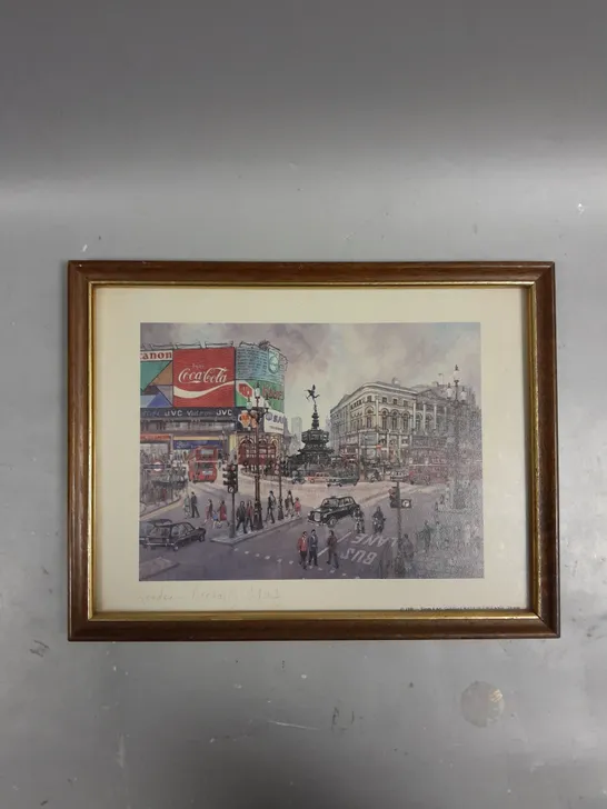 LONDON PICCADILLY CIRCUS ART PRINT 