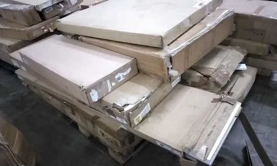 PALLET OF ASSORTED FLATPACK BOXED FURNITURE PARTS