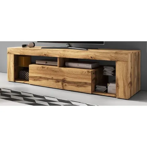 BOXED DANIELLE TV STAND FOR TVS UP TO 55" - OAK (1 BOX)