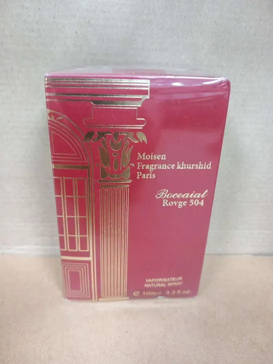 BOXED AND SEALED MOISEN FRAGRANCE KHURSHID PARIS BOCEAIAT ROVGE 504