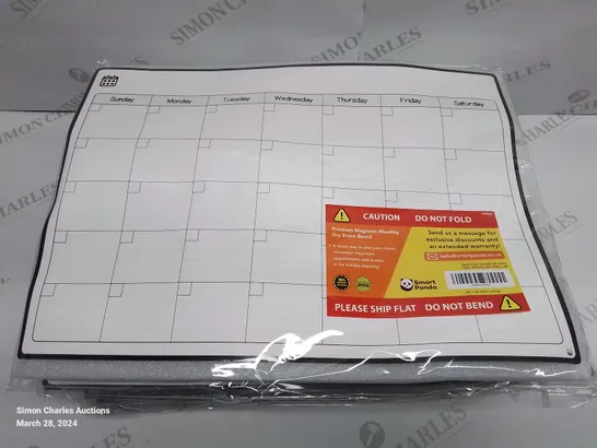 LOT OF 8 BRAND NEW MAGNETIC MONTHLY DRY ERASE BOARDS