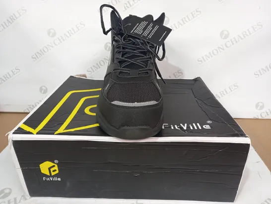 BOXED PAIR OF FITVILLE SHOES IN BLACK UK SIZE 11