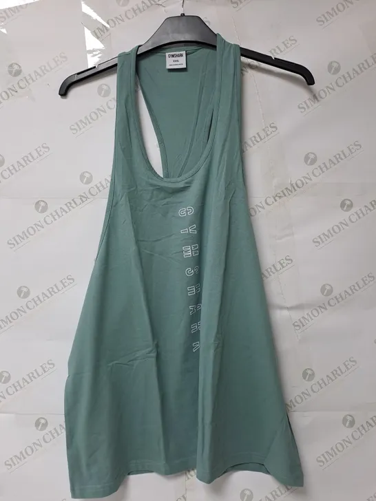 GYMSHARK TEAL TANK TOP - XXXL