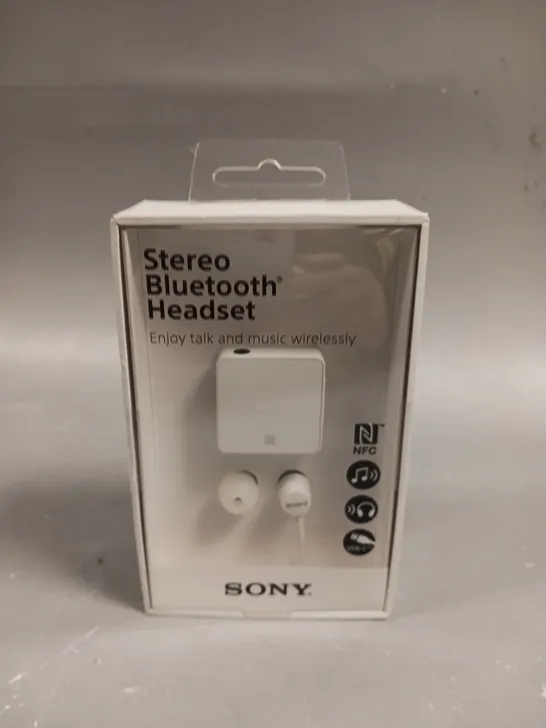 BOXED SONY STEREO BLUETOOTH HEADSET 