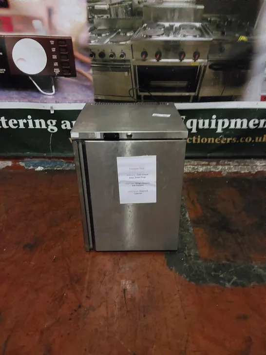 COMMERCIAL STAINLESS STEEL UNDERCOUNTER FREEZER 