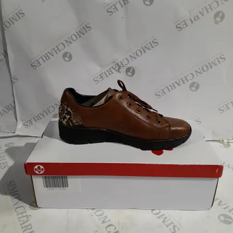 BROWN RIEKER SHOES SIZE 5