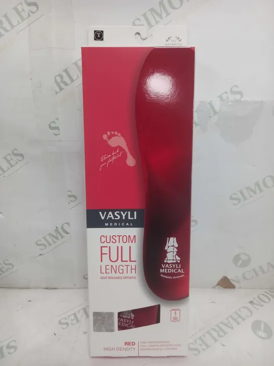 VASYLI RED CUSTOM ORTHOTICS - HIGH DENSITY