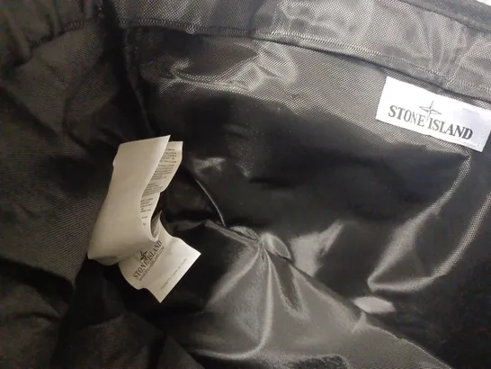 STONE ISLAND BLACK BACKPACK