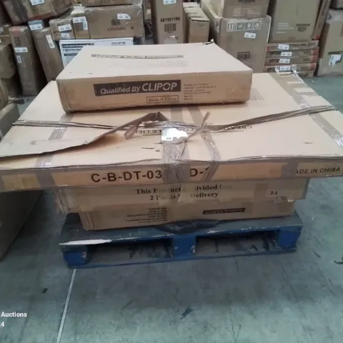 PALLET CONTAINING VARIOUS INCOMPLETE HOME FURNITURE PARTS