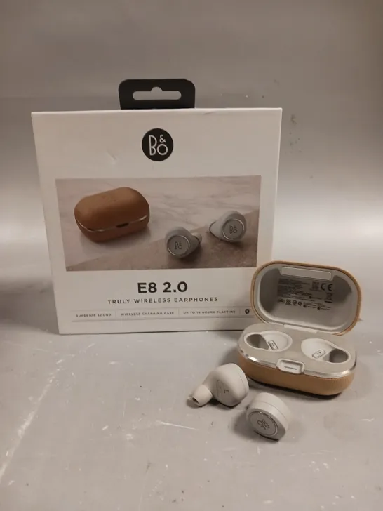 BOXED B&O E8 2.0 TRUE WIRELESS EARPHONES 