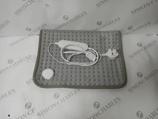 BOXED HEATED PAD IN GREY 40 X 60 CM