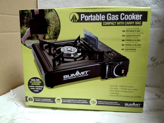 SUMMIT PORTABLE GAS COOKER