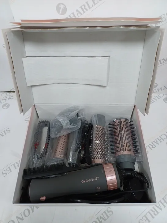 BOXED OPTI-BEAUTY HOT AIR-STYLER WITH ACCESSORIES 