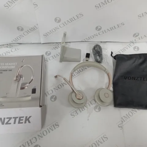 VONTEK WIRELESS HEADSET WITH MICROPHONE 