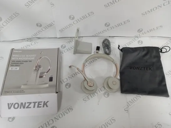 VONTEK WIRELESS HEADSET WITH MICROPHONE 