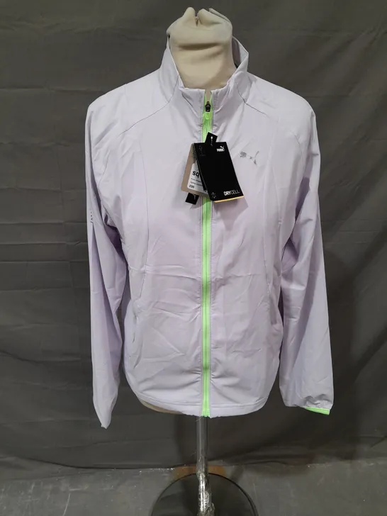 PUMA ULTRAWEAVE JACKET IN SPRING LAVENDER SIZE S