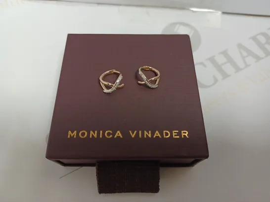 MONICA VINADER ROSE GOLD EARRINGS