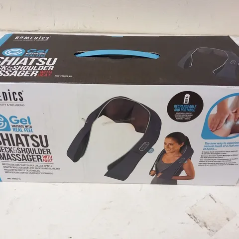 BOXED HOMEDICS SHIATSU NECK AND SHOULDER MASSAGER NMS-700RCG-EU