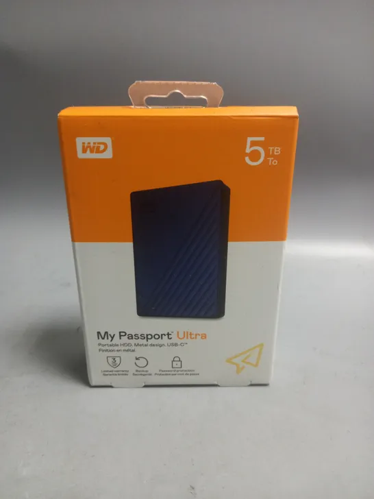 SEALED WD MY PASSPORT ULTRA 5TB