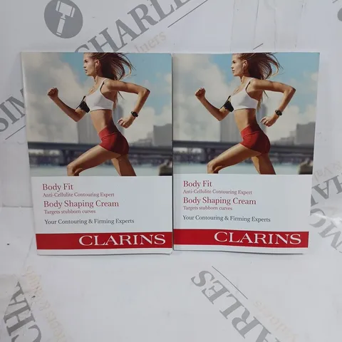 2 X CLARINS BODY SHAPING CREAM - 2 X 8ML