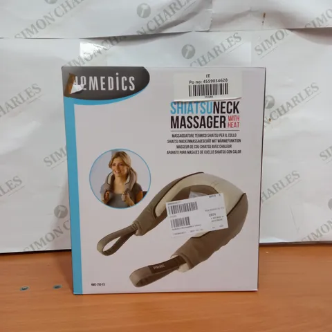 BOXED HOMEDICS SHIATSU NECK MASSAGER WITH HEAT 