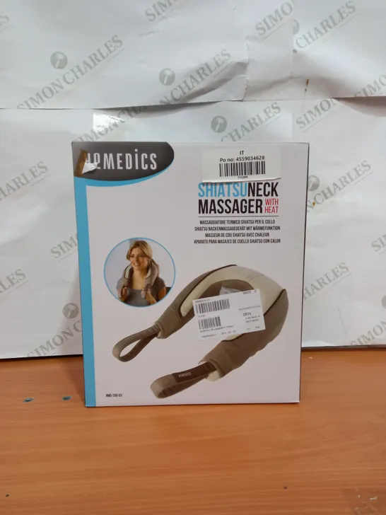 BOXED HOMEDICS SHIATSU NECK MASSAGER WITH HEAT 