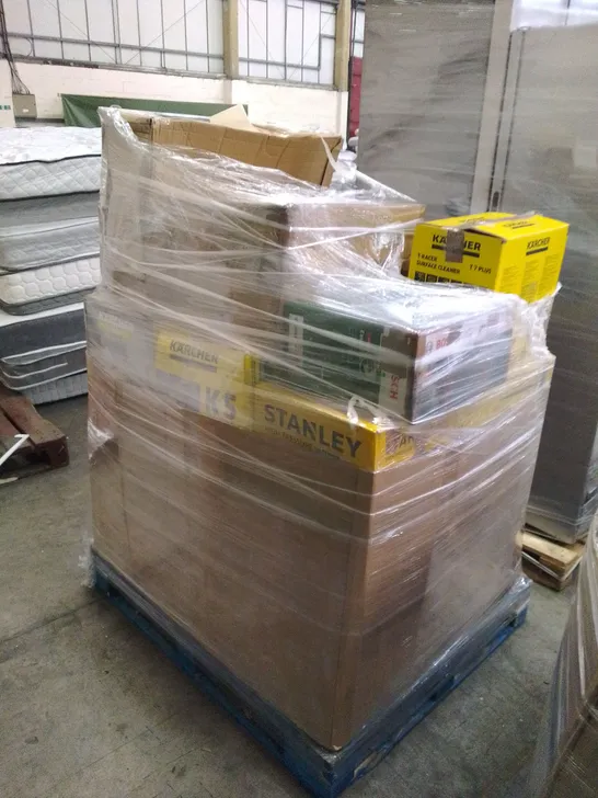 PALLET OF APPROXIMATELY 20 UNPROCESSED RAW RETURN HOUSEHOLD AND ELECTRICAL GOODS TO INCLUDE;