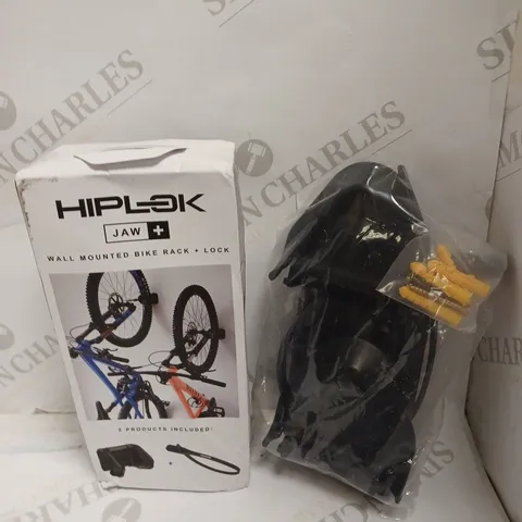 HIPLOK WALL MOUNTED BIKE RACK + LOCK